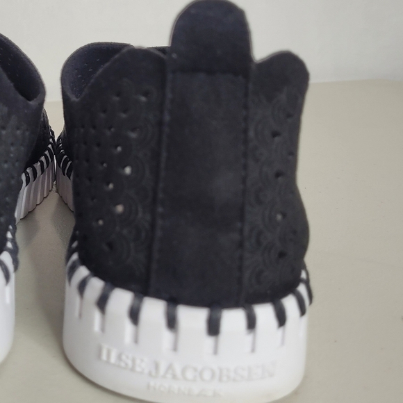 Ilse Jacobsen Hornbaek Womens Black Tulip 139 Flat Slip-On - Size 36 (5.5/6) - Picture 10 of 15